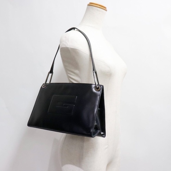 Authentic GUCCI Vintage G Square Tom Ford Era Shoulder Bag Black - Picture 3 of 15